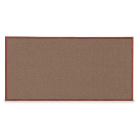 United Visual Products Combo Board, 72"x48", White Frame/Black Porcelain & Cork UVDECORK7248W-BLKPORC-CORK
